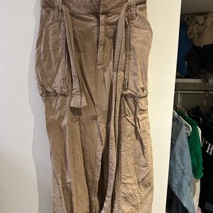 Free People Cargo Skirt with Belt